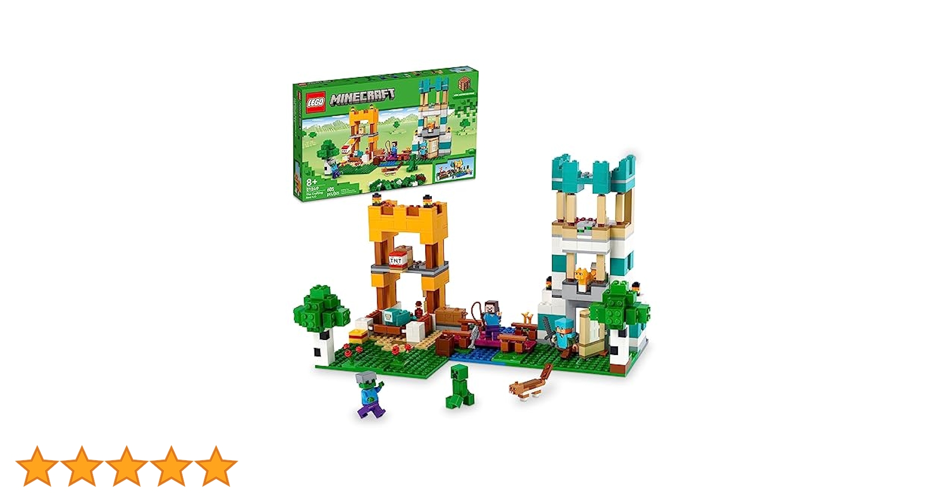 Amazon.co.jp: LEGO Minecraft The Crafting Box 4.0 21249